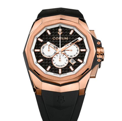 Review Copy Corum Admiral 45 Chronograph Watch A132/03932 - 132.231.86/F371 AN02